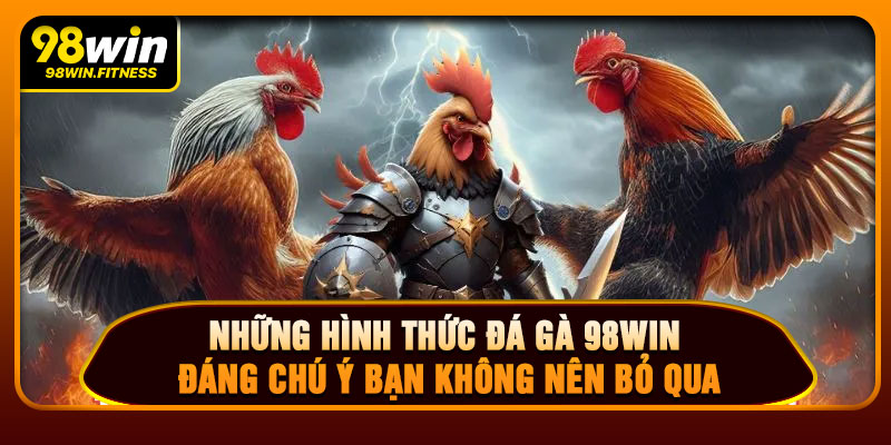 Những Hình Thức Đá Gà 98WIN Đáng Chú Ý Bạn Không Nên Bỏ Qua